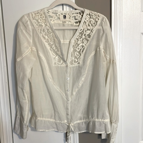 QSW Quicksilver lace blouse - Picture 1 of 8